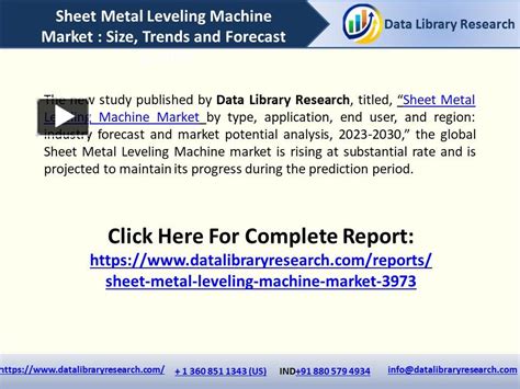 Sheet Metal Leveling Machine Market Size, Share 2023